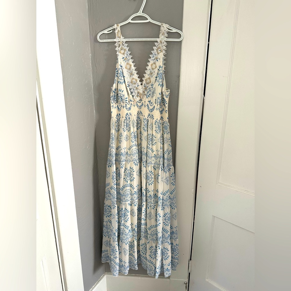 Brand new never worn crochet lace maxi dress